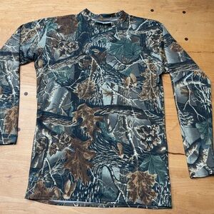 Cabela's Camouflage Shirt with Stripes